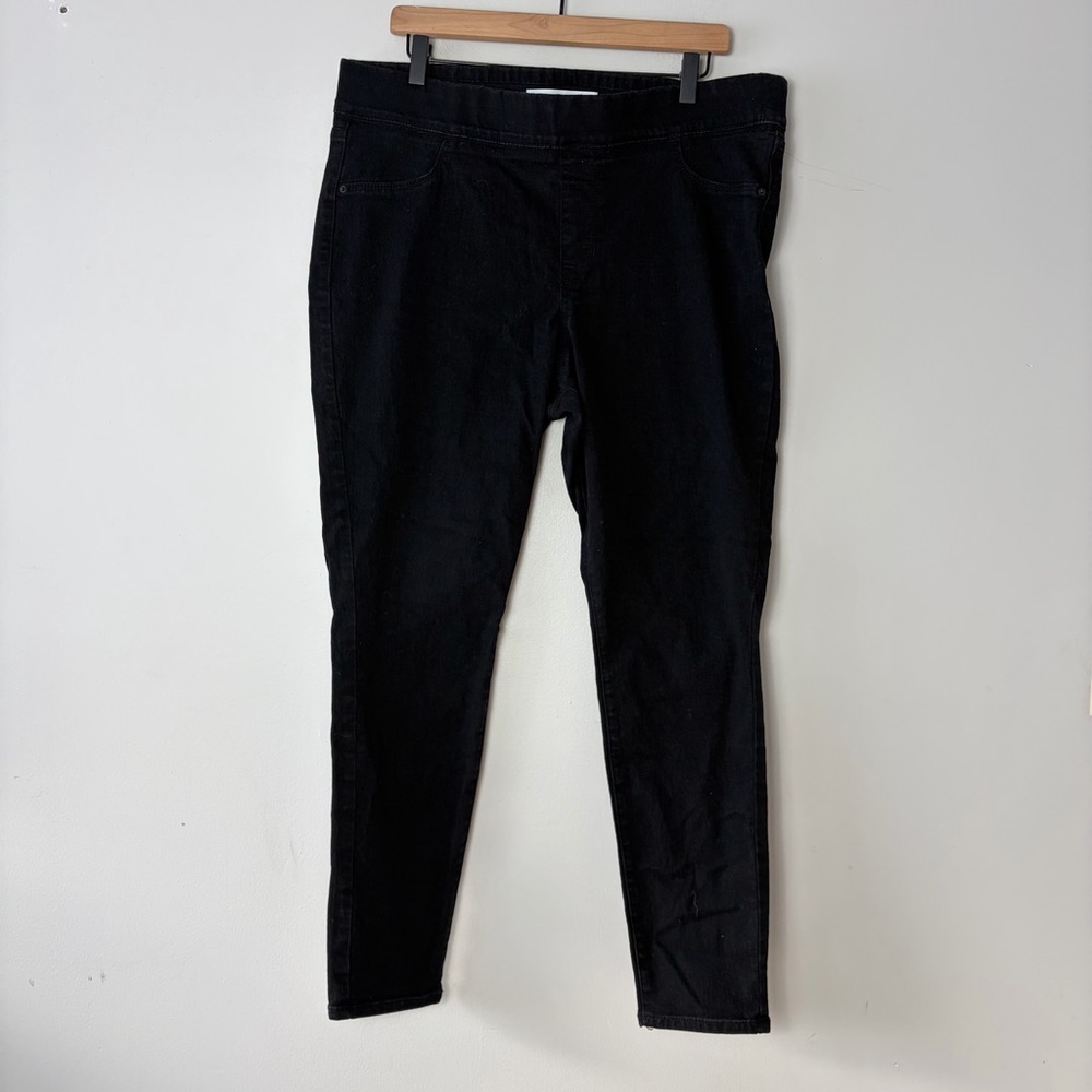 Old Navy‎ Super Skinny Elastic Waist Black Jeans 16